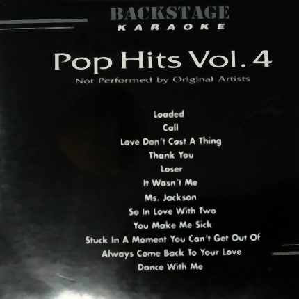 Backstage Karaoke Pop Hits Vol.4