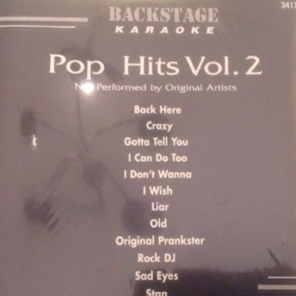 Backstage Karaoke Pop Hitzs Vol.2 3417 - Front