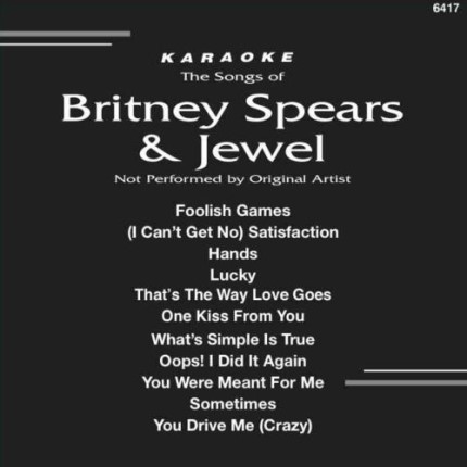 Backstage Karaoke Spears - Jewel - 6417 - Front