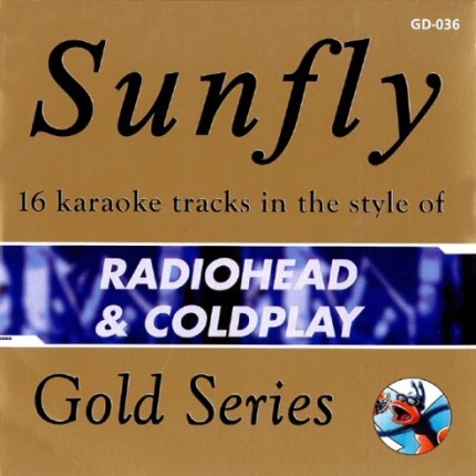 Sunfly Karaoke Gold - Radiohead & Coldplay CDG - Front