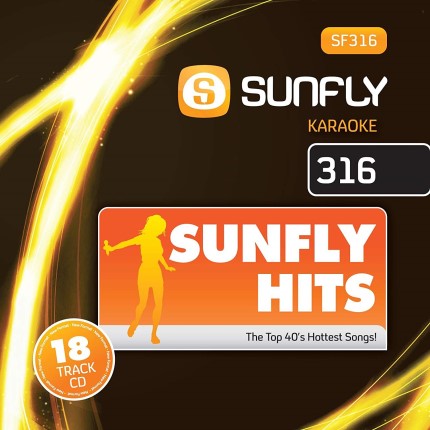 Sunfly Karaoke - SF316 - Top 40 Hits -