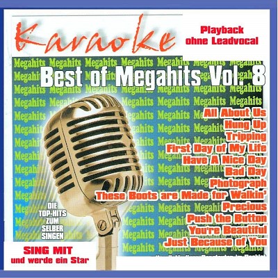 Best Of Megahits Vol.8 CD+G - Karaoke Playbacks - Front