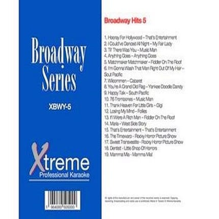 Broadway Hits 5 - Karaoke Playbacks - Xtreme-Karaoke