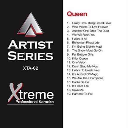 Hits Of Queen - Karaoke Playbacks - XTA-62
