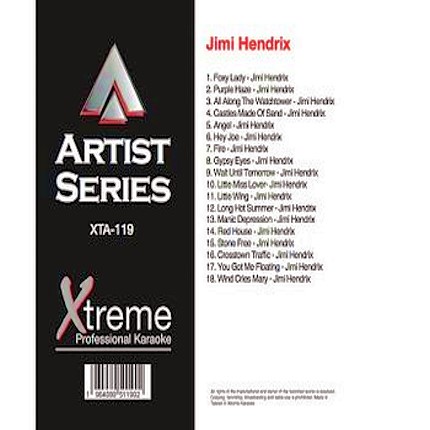 JIMI HENDRIX Karaoke - xta119 - Playbacks