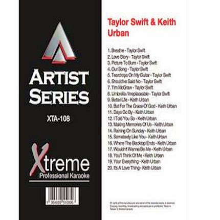 TAYLOR SWIFT & KEITH URBAN - Karaoke Playbacks - xta108