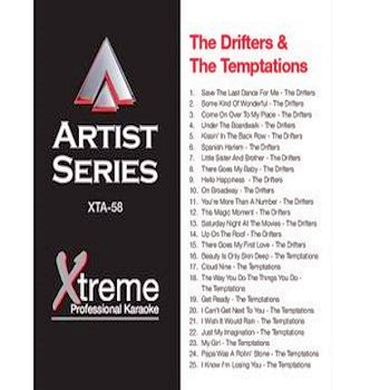 THE DRIFTERS & THE TEMPTATIONS - Karaoke Playbacks - xta58