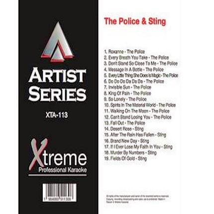 THE POLICE & STING - xta113 Xtream Karaoke