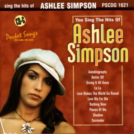 Ashlee Simpson - Karaoke Playbacks - PSCDG 1621