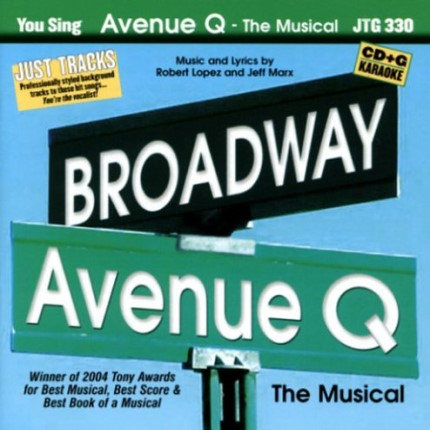 Avenue Q the Musical - Karaoke Playbacks - JTG 330 - CD-Front