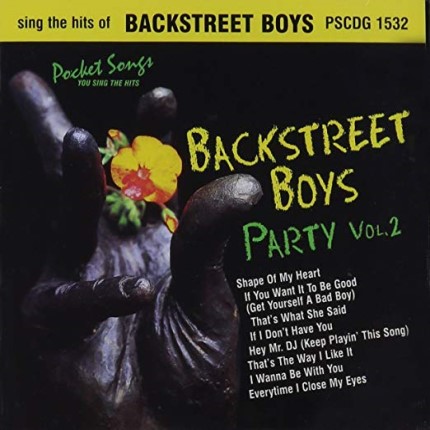 Backstreet Boys Party Vol.2 - Karaoke Playbacks - PSCDG 1532 - CD-Front