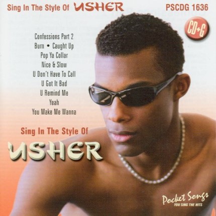 Best Of Usher - Karaoke Playbacks - PSCDG 1636 - CD-Front