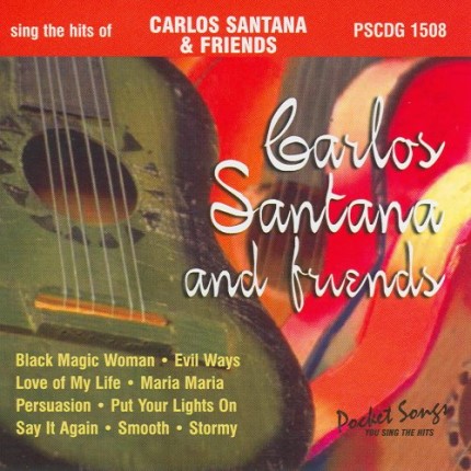 Carlos Santana & Friends - Karaoke Playbacks - PSCDG 1508 - CD-Front
