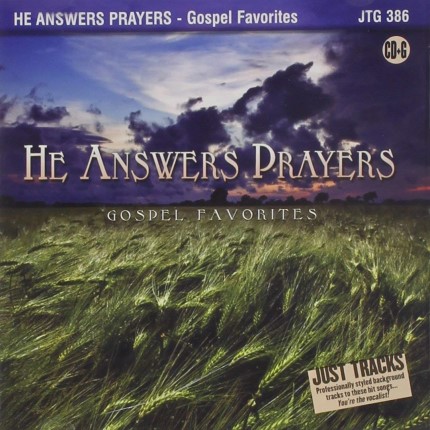 He Answer Prayers - Karaoke Playbacks - JTG 386 - CD-Front