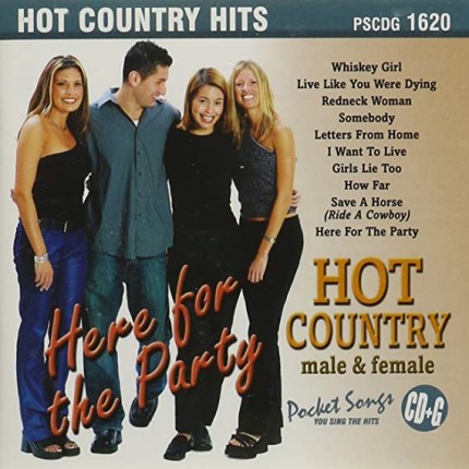 Here For The Party - Hot Country Male & Female - Karaoke Playbacks - CD-Front