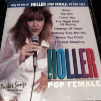 Holler - Pop Female - Karaoke Playbacks - PSCDG 1521 - CD-Front