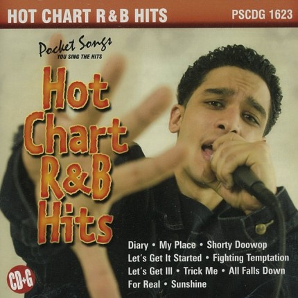 Hot Chart R & B Hits - Karaoke-Playbacks - PSCDG 1623 - CD-Front
