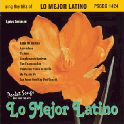 Lo Mejor Latino - Karaoke Playbacks - PSCDG 1424 - CD-Front
