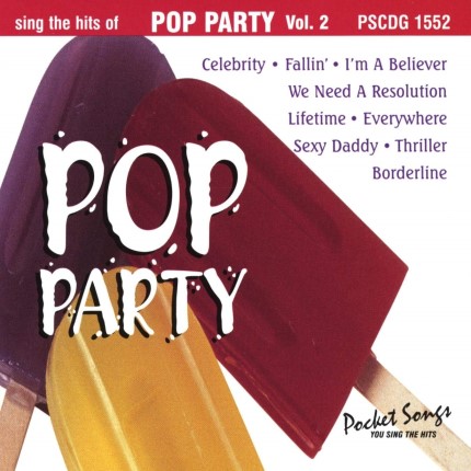 Pop Party 2 - Karaoke Playbacks - PSCDG 1552 - CD-Front