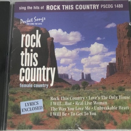 Rock This Country - Karaoke - Playbacks - PSCDG 1480 - CD-Front