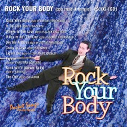 Rock Your Body - Pop Karaoke Playbacks - PSCDG 1601 - CD-Front