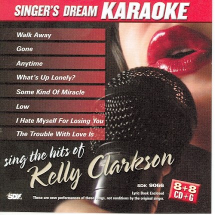 Sing the Hits of Kelly Clarkson - Karaoke Playbacks - CD+G - CD-Front