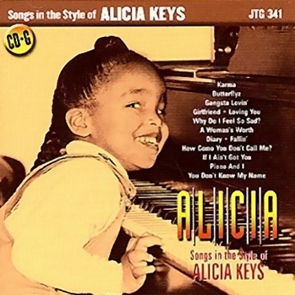 Songs in the Style of Alicia Keys - Karaoke Playbacks - JTG 341