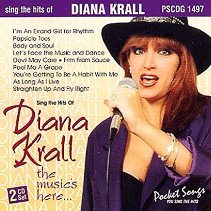Top-Hits von Diana Krall - The Music's Here - Karaoke Playbacks - PSCDG 1497 - CD-Front