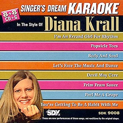 Best Of Diana Krall - SDK 9008 - Karaoke Playbacks - CD-Front