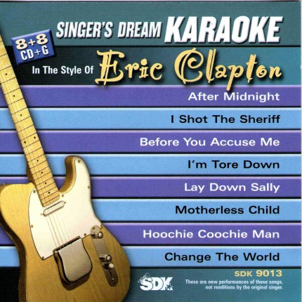 Best Of Eric Clapton – Karaoke Playbacks – SDK 9013