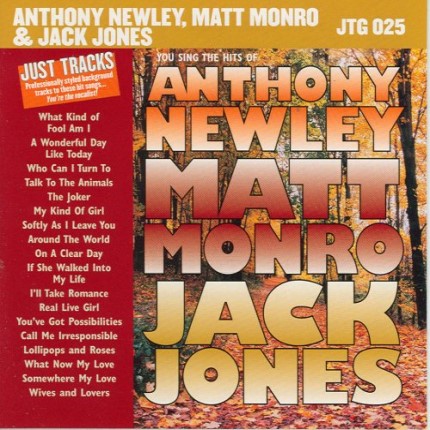 Hits Of Anthony Newley, Matt Monro & Jack Jones – JTG 025 - CD-Front