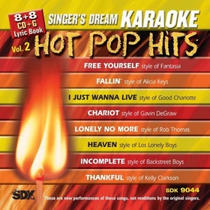 Hot Pop Hits Vol.2 - SDK 9044 - Karaoke Playbacks