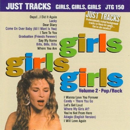 JTG150 – GIRLS GIRLS GIRLS VOL.2 - Karaoke Playbacks - CD-Front