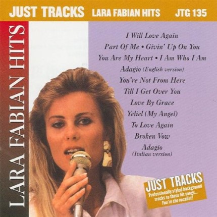 Lara Fabian - Just Tracks - Karaoke Playbacks - JTG 135 - CD-Front