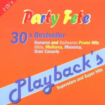 Party Fete - 30 X Bestseller - Karaoke Playbacks - CD-Front