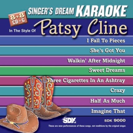 Patsy Cline - Country Karaoke Playbacks - SDK 9000 - CD-Front