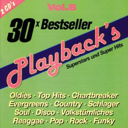 Playback'S Vol.8 - 30 Bestseller - Karaoke Playbacks