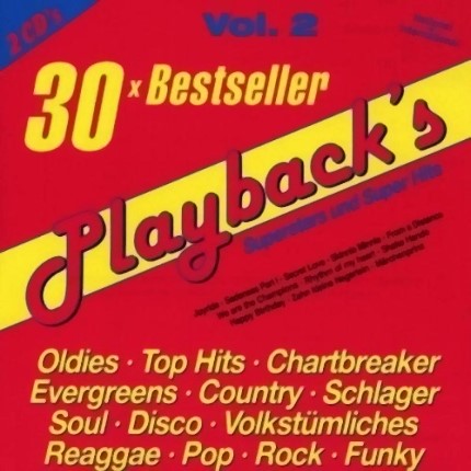Playbacks Vol.2 - 30 Bestseller - Karaoke Playbacks - CD-Cover