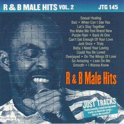 R&B MALE HITS Vol. 2 - Karaoke Playbacks - JTG 145 - CD-Front
