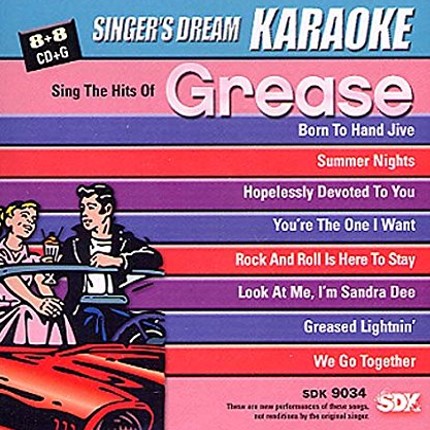 Sing The Hits Of Grease - Karaoke Playbacks - SDK 9034 - CD-Front