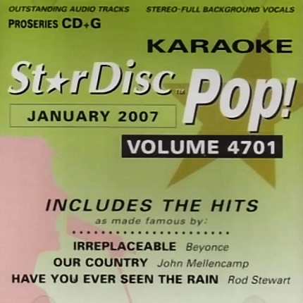 StarDisc - Karaoke Playbacks - Vol.4701 - Jan2007 - CD-Front