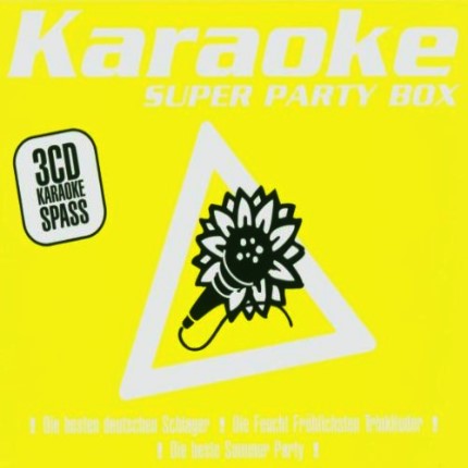 Super Party Box - Karaoke Playbacks - 3 CD Set - Front