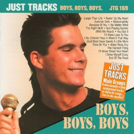 Boys Boys Boys - Karaoke Playbacks - JTG 169 - CD-Front