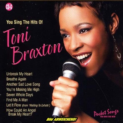 Toni Braxton - Karaoke Playbacks - PSCDG 1234 - CD-Front