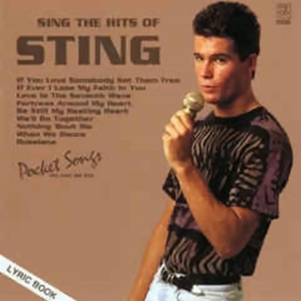 Sting - Karaoke Playbacks - PSCD 1166 - CD-Front