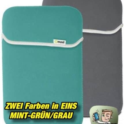 MUVIT-Reversible-Neopren-Sleeve-für-bis-zu-102-Zoll-GRÜN-Grau