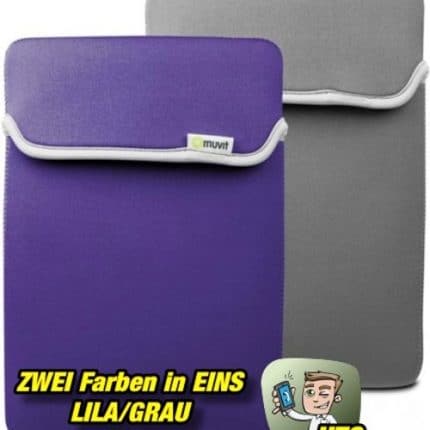 MUVIT-Reversible-Neopren-Sleeve-für-bis-zu-102-Zoll-–-LILA-Grau