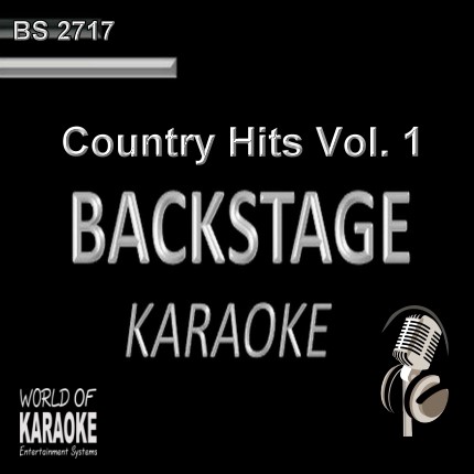 Country Hits Vol. 1 – Karaoke Playbacks – BS 2717 - CD-Front