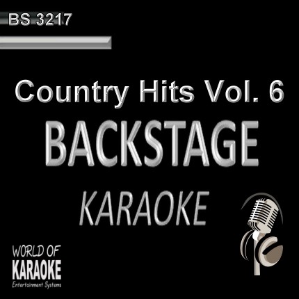 Country Hits Vol.6 – Karaoke Playbacks – BS 3217 - CD-Front