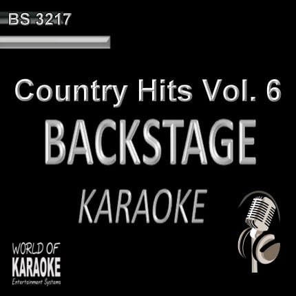 Country Hits Vol.6 – Karaoke Playbacks – BS 3217 - CD-Front